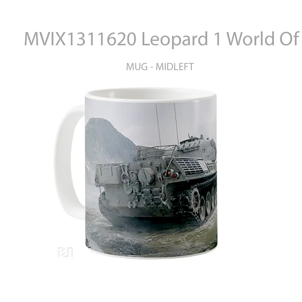 Mug Leopard 1 World Of Tank Gelas Keramik Unik - All-side / Desain