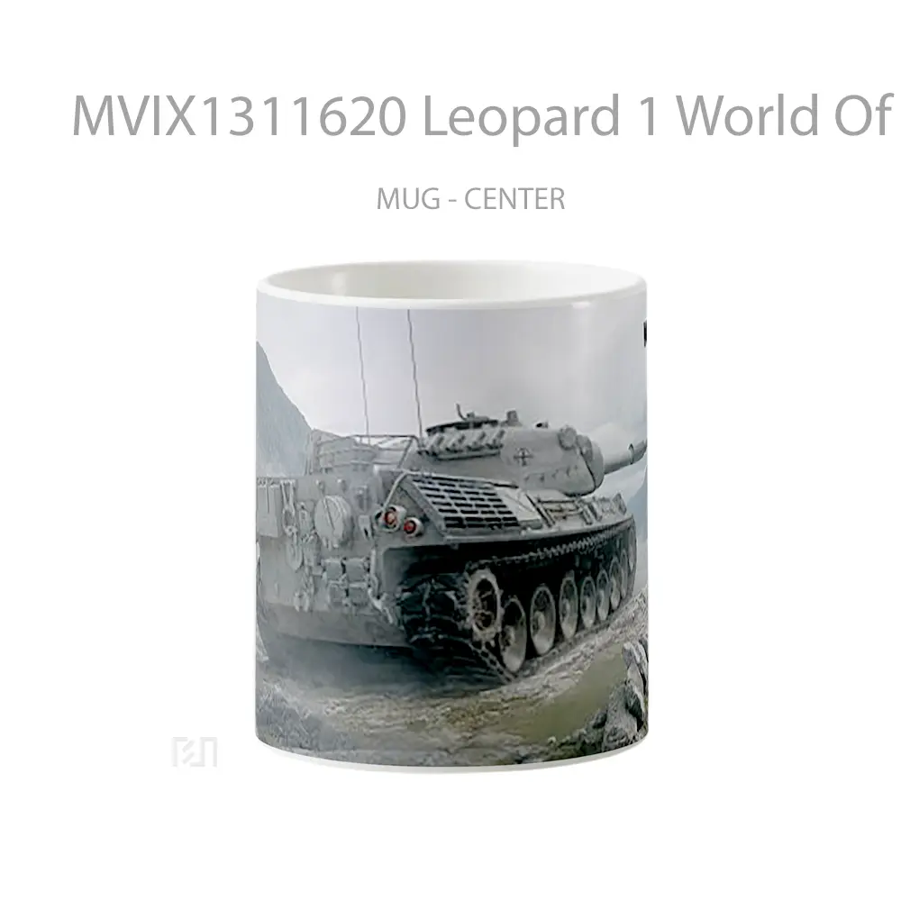 Mug Leopard 1 World Of Tank Gelas Keramik Unik