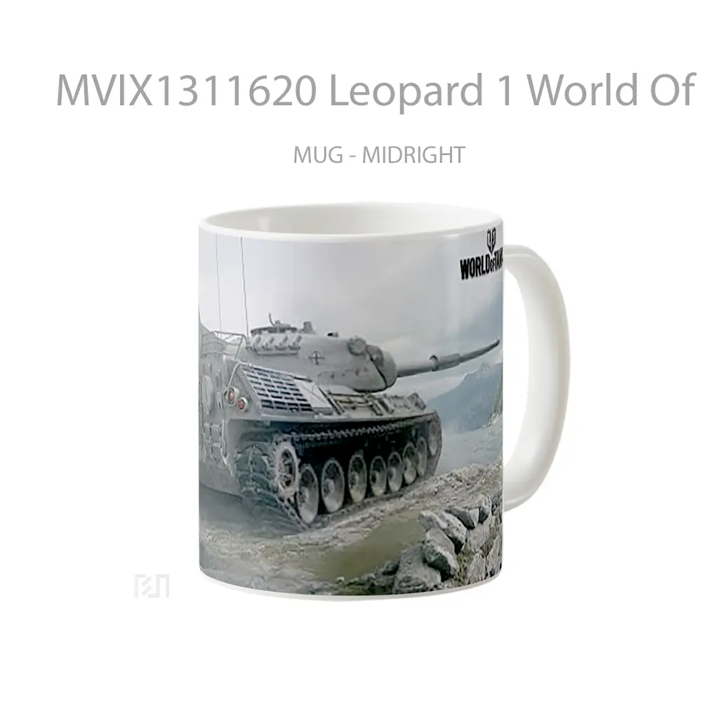 Mug Leopard 1 World Of Tank Gelas Keramik Unik - All-side / Desain