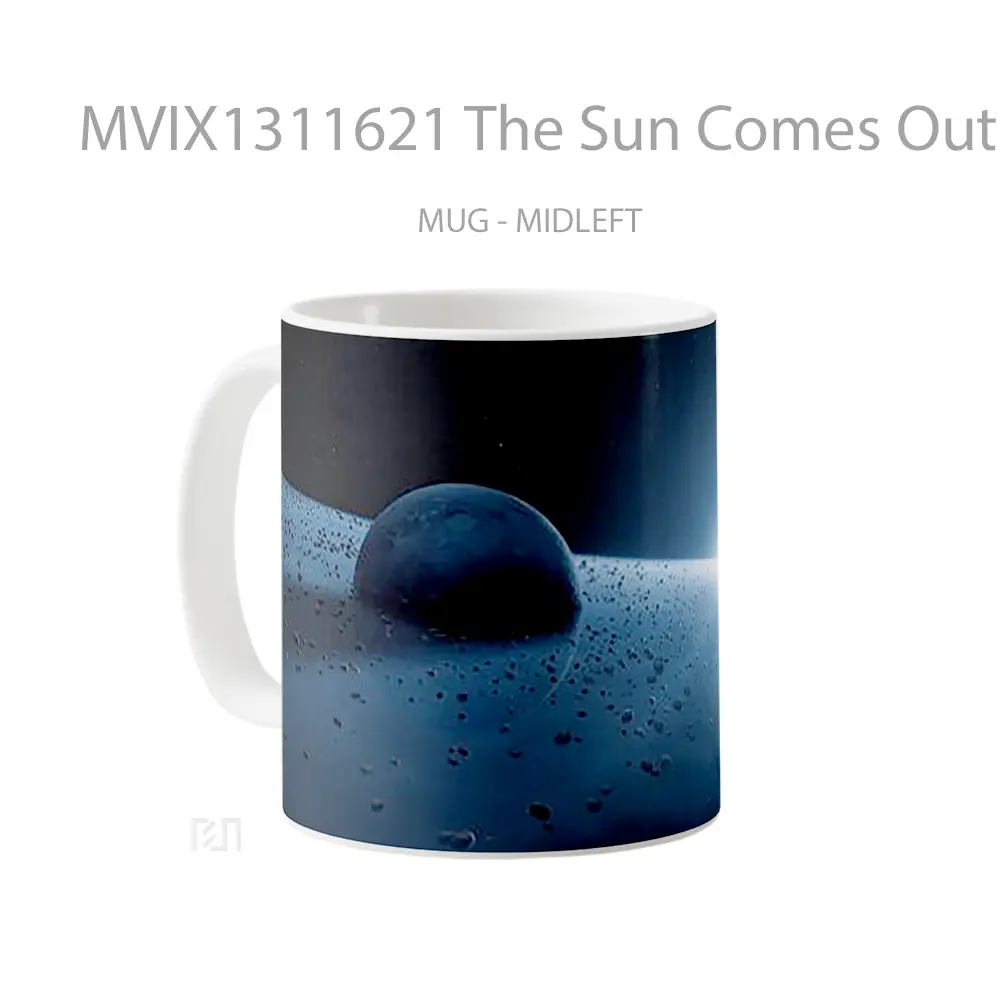 Mug The Sun Comes Out Gelas Keramik Unik - All-side / Desain