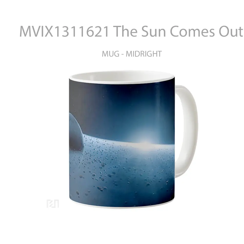 Mug The Sun Comes Out Gelas Keramik Unik - All-side / Desain