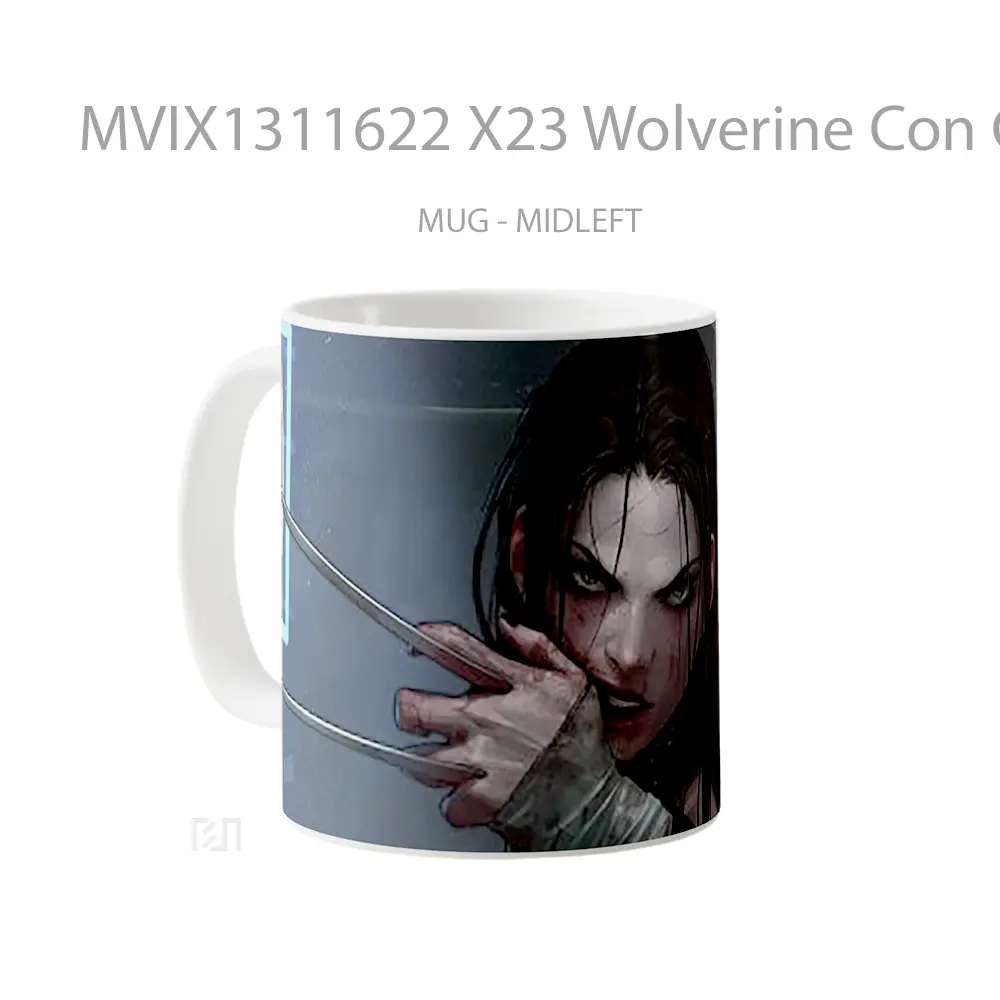 Mug X23 Wolverine Con Garras Gelas Superhero - All-side / Desain