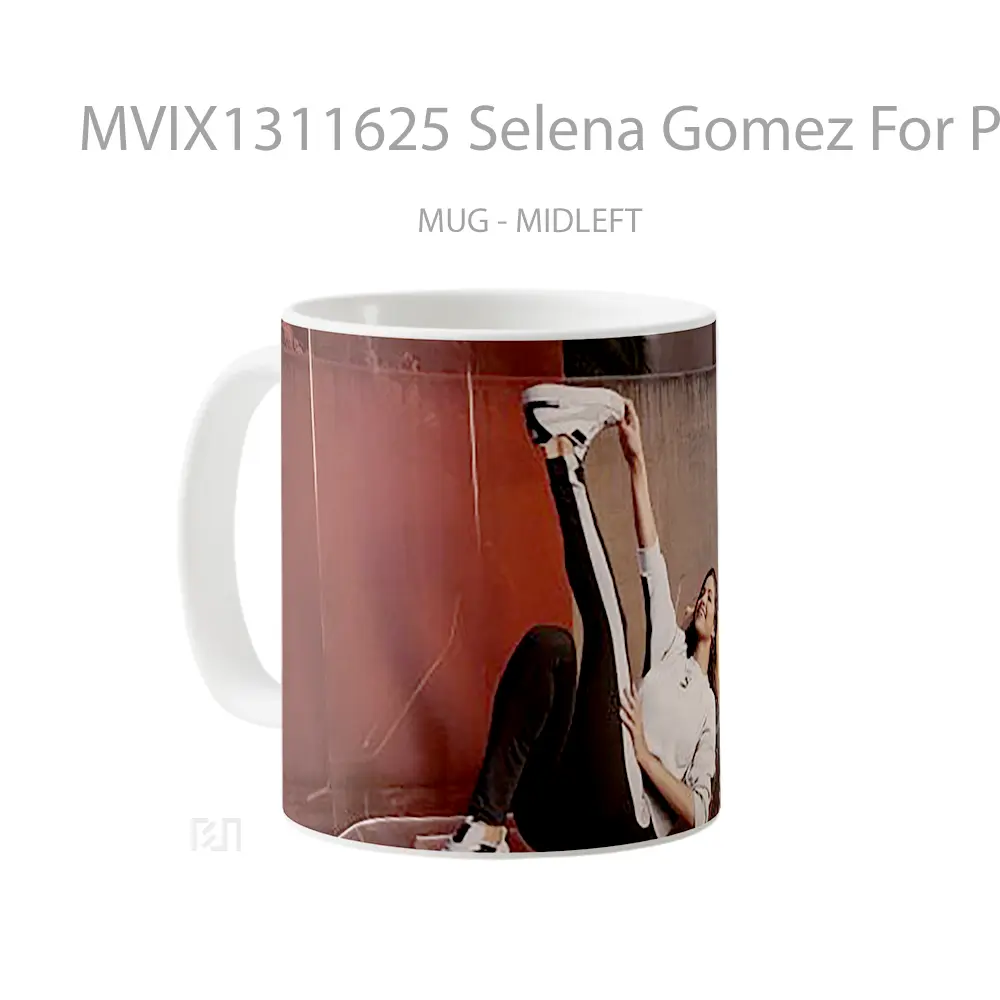 Mug Selena Gomez For Puma Cali Sport Gelas Selebriti - All-side / Desain