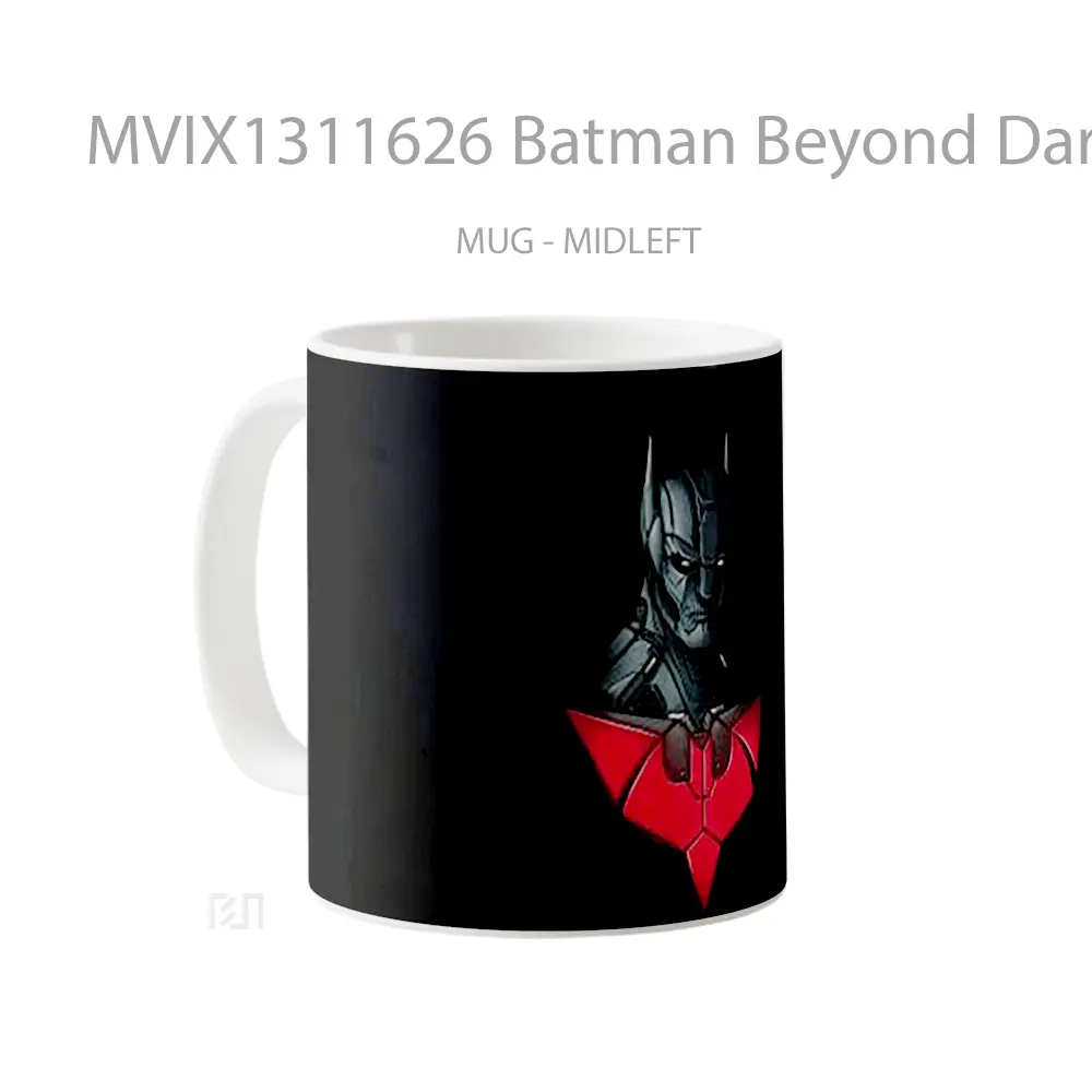 Mug Batman Beyond Dark Minimal Gelas Superhero - All-side / Desain