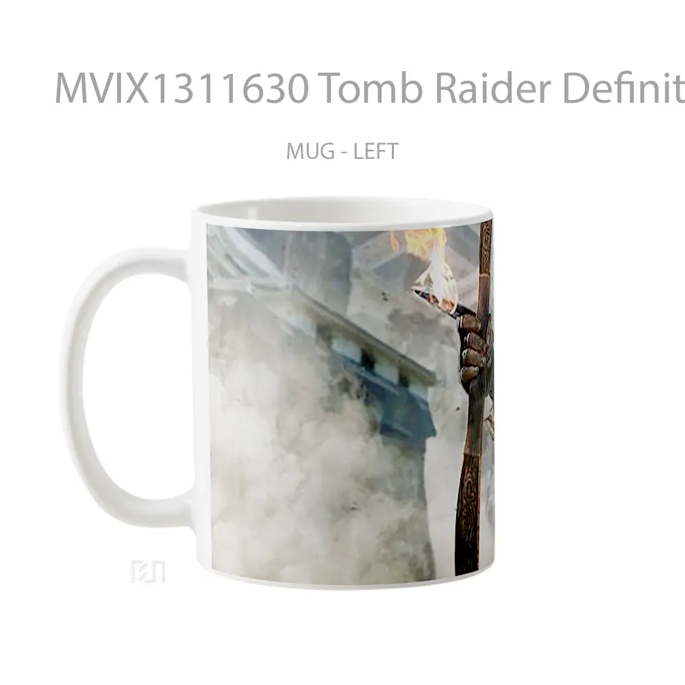 Mug Tomb Raider Definitive Edition Gelas Keramik Unik - All-side / Desain