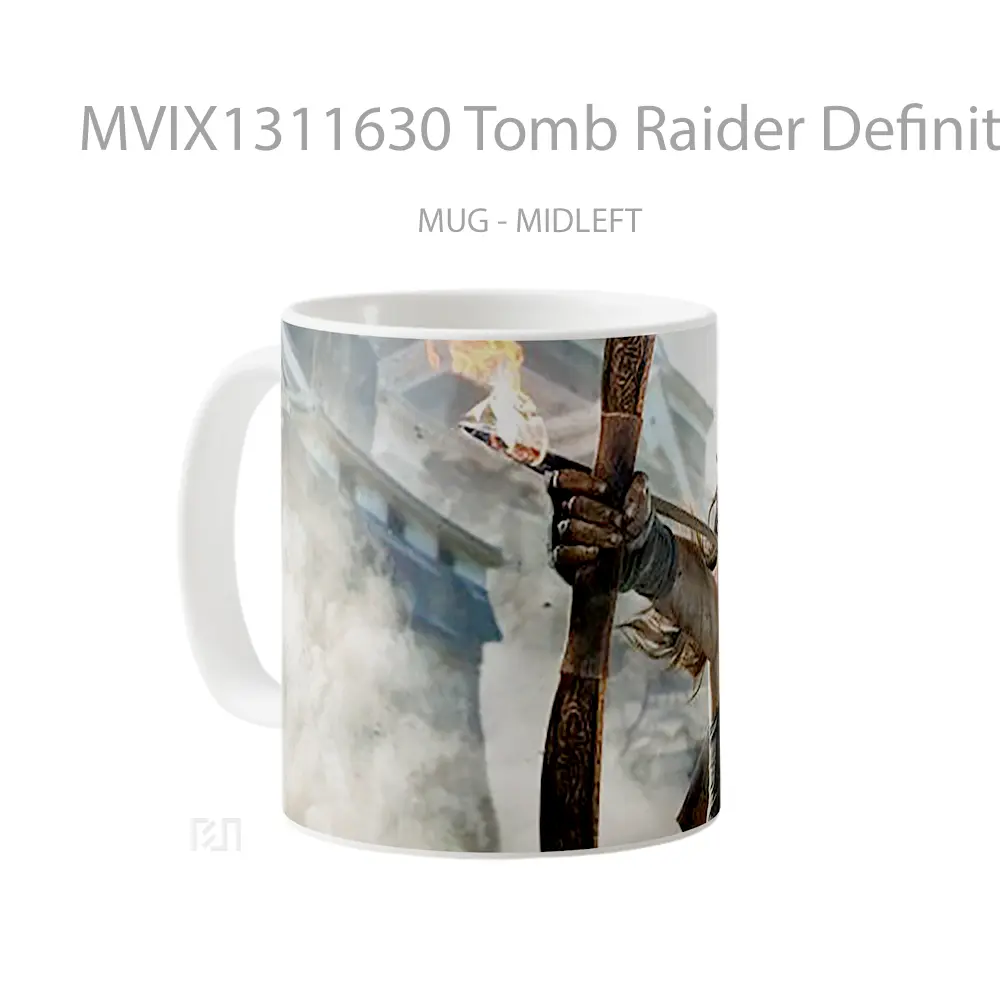 Mug Tomb Raider Definitive Edition Gelas Keramik Unik - All-side / Desain