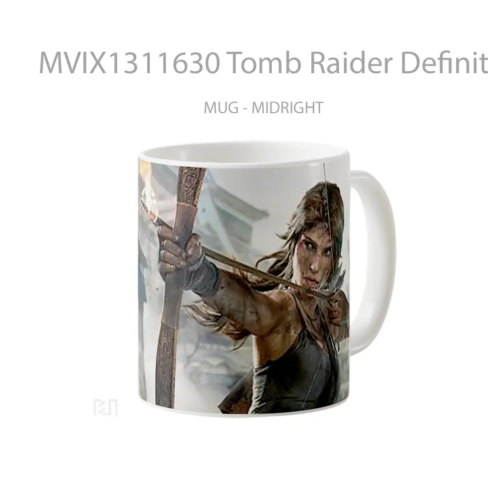 Mug Tomb Raider Definitive Edition Gelas Keramik Unik - All-side / Desain