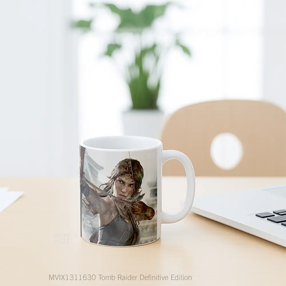Mug Tomb Raider Definitive Edition Gelas Keramik Unik - All-side / Desain