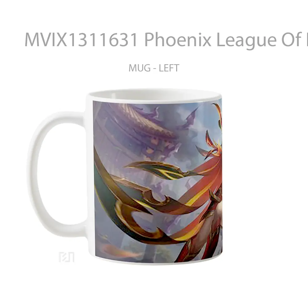 Mug Phoenix League Of Legends Cangkir Gamer - All-side / Desain