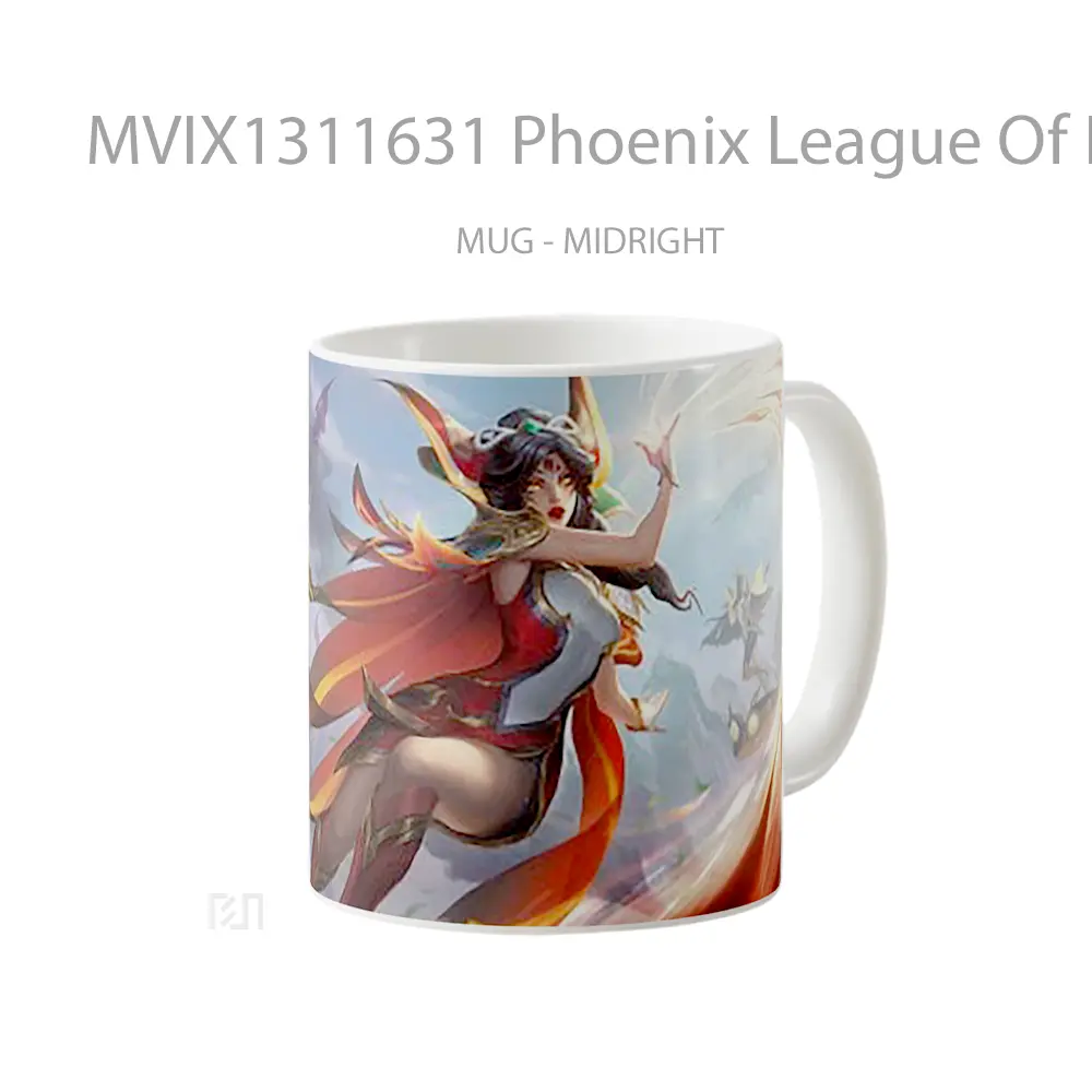 Mug Phoenix League Of Legends Cangkir Gamer - All-side / Desain