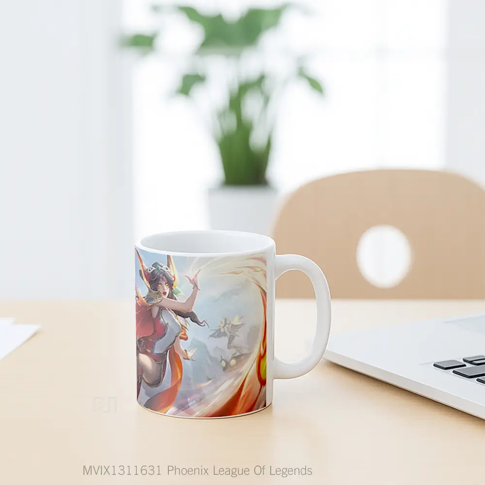 Mug Phoenix League Of Legends Cangkir Gamer - All-side / Desain