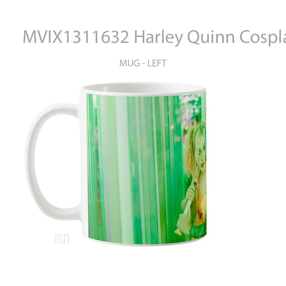 Mug Harley Quinn Cosplay Girl Gelas Keramik Unik - All-side / Desain