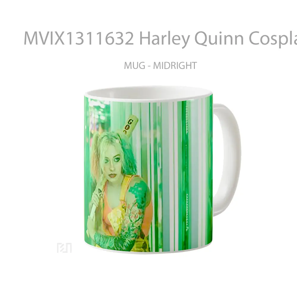 Mug Harley Quinn Cosplay Girl Gelas Keramik Unik - All-side / Desain