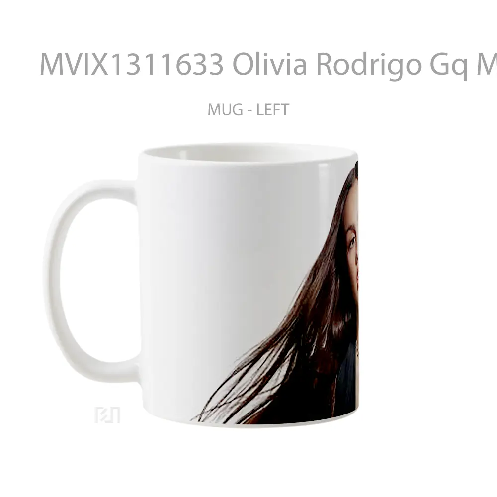 Mug Olivia Rodrigo Gq Magazine Gelas Selebriti - All-side / Desain