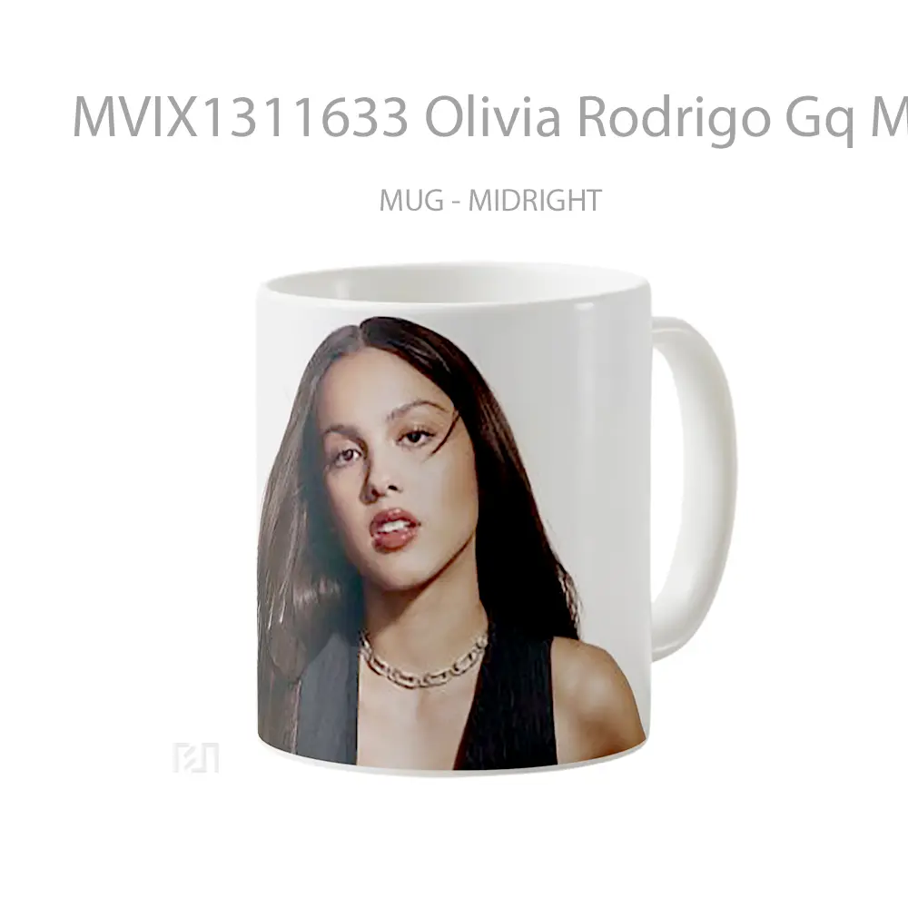 Mug Olivia Rodrigo Gq Magazine Gelas Selebriti - All-side / Desain