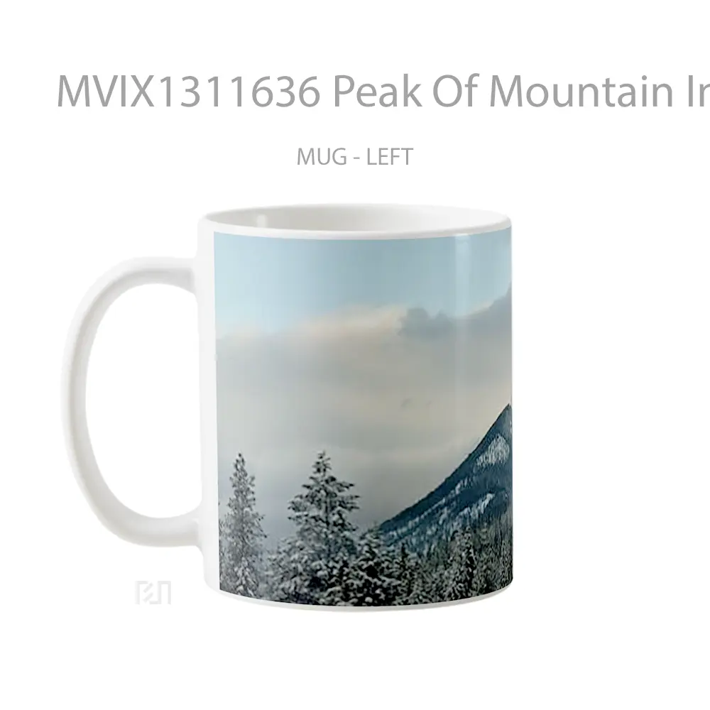 Mug Peak Of Mountain In The Winter Gelas Pemandangan Alam - All-side / Desain