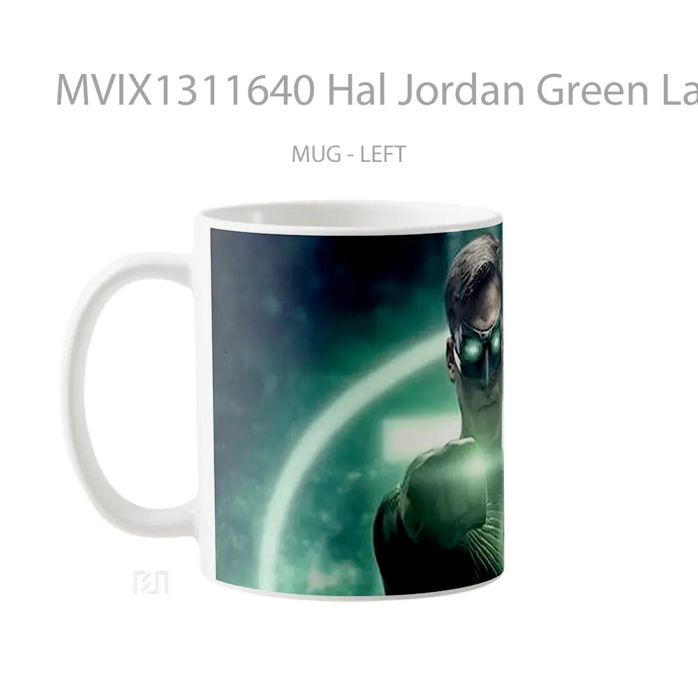 Mug Hal Jordan Green Lantern Gelas Keramik Unik - All-side / Desain