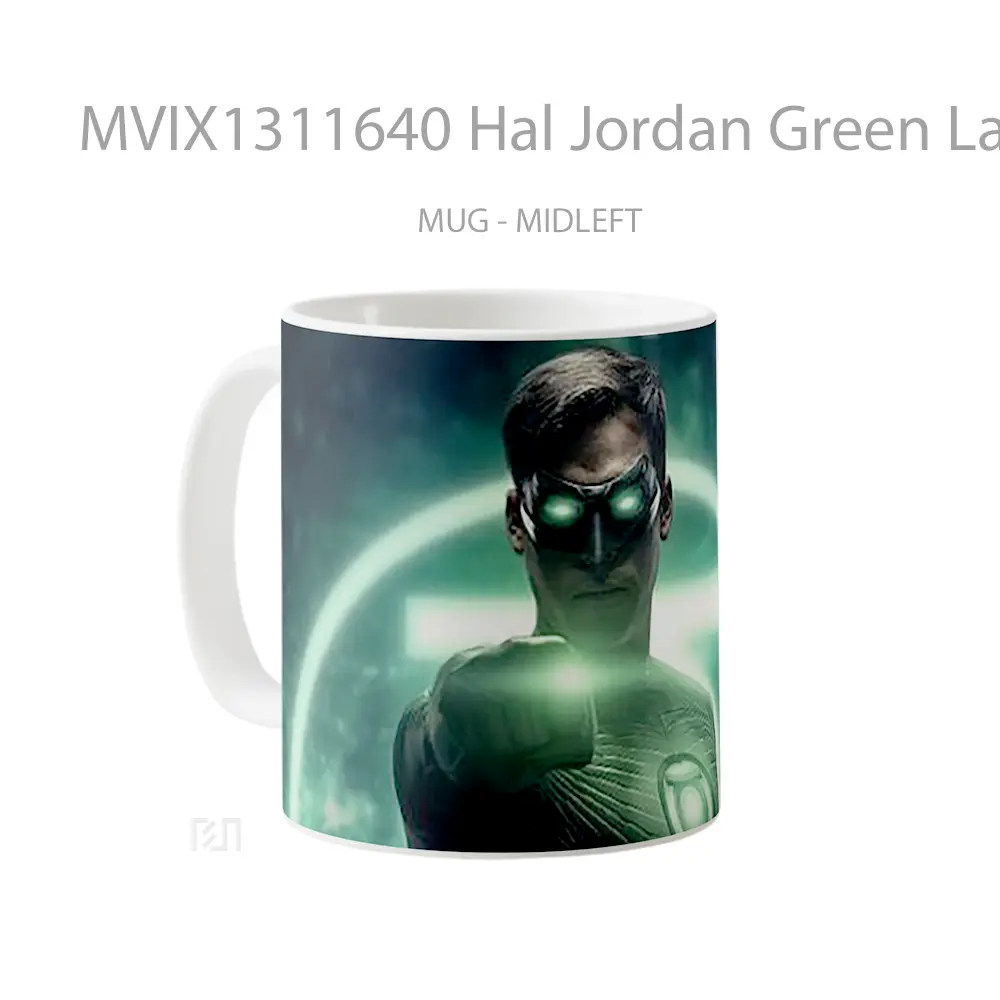 Mug Hal Jordan Green Lantern Gelas Keramik Unik - All-side / Desain