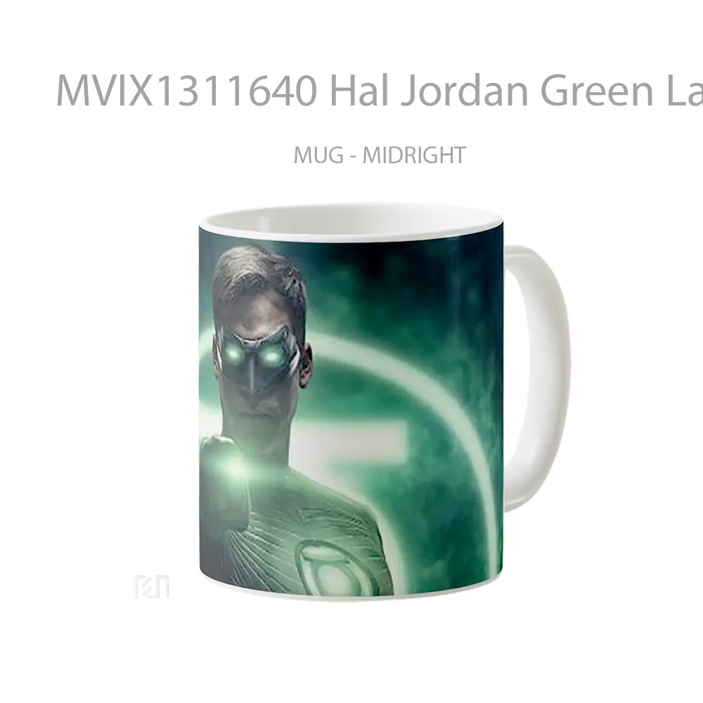 Mug Hal Jordan Green Lantern Gelas Keramik Unik - All-side / Desain