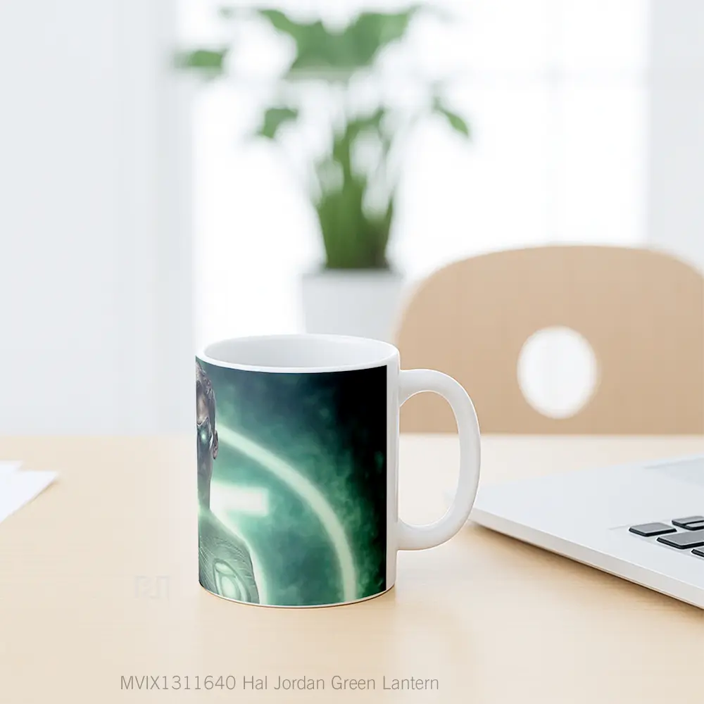 Mug Hal Jordan Green Lantern Gelas Keramik Unik - All-side / Desain