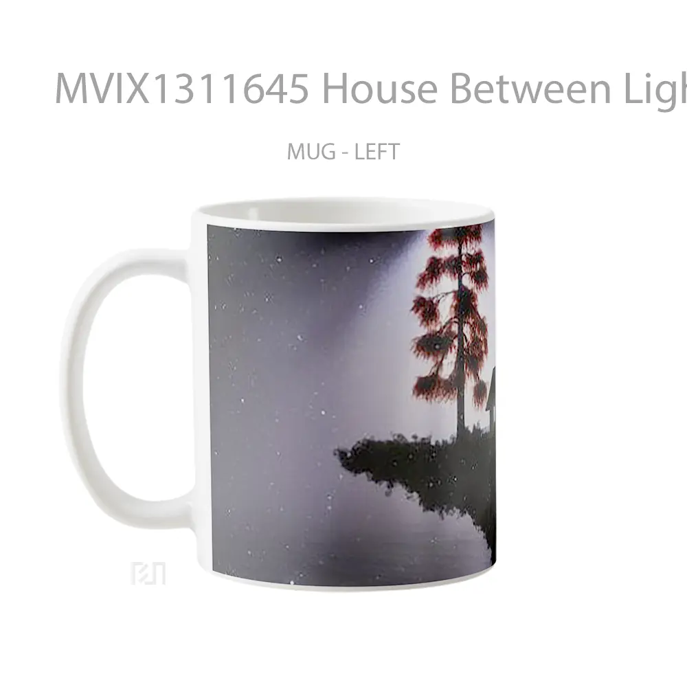 Mug House Between Light And Darkness Gelas Keramik Unik - All-side / Desain