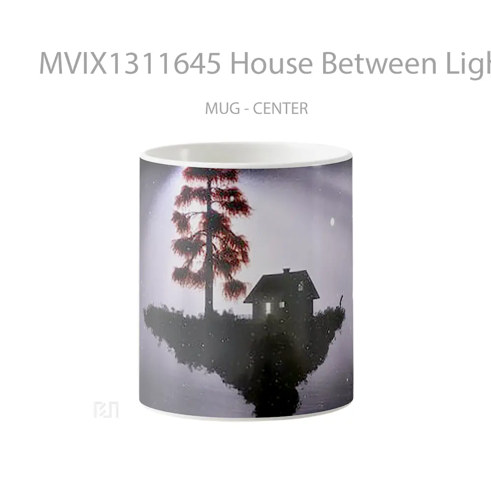 Mug House Between Light And Darkness Gelas Keramik Unik