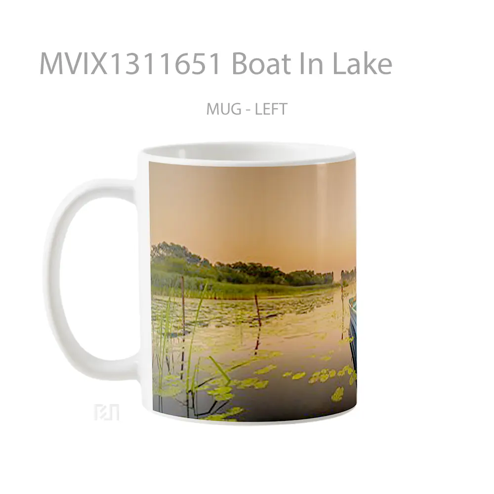 Mug Boat In Lake Gelas Pemandangan Alam - All-side / Desain