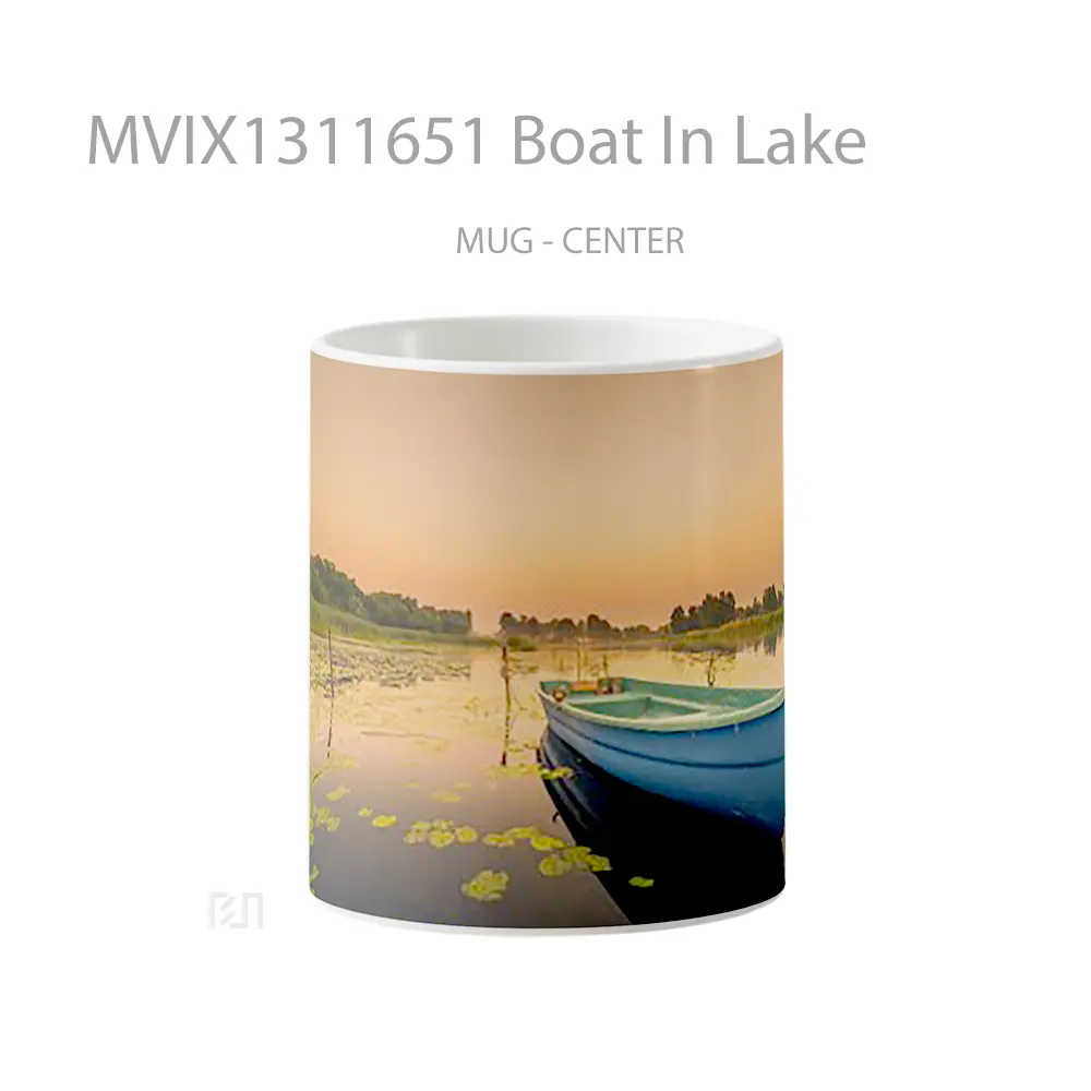Mug Boat In Lake Gelas Pemandangan Alam