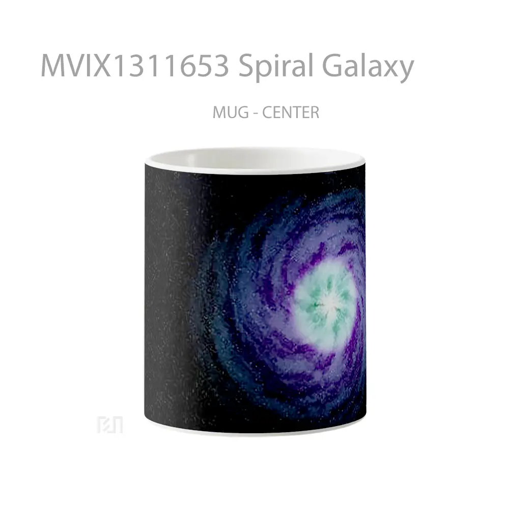 Mug Spiral Galaxy Gelas Astronomi