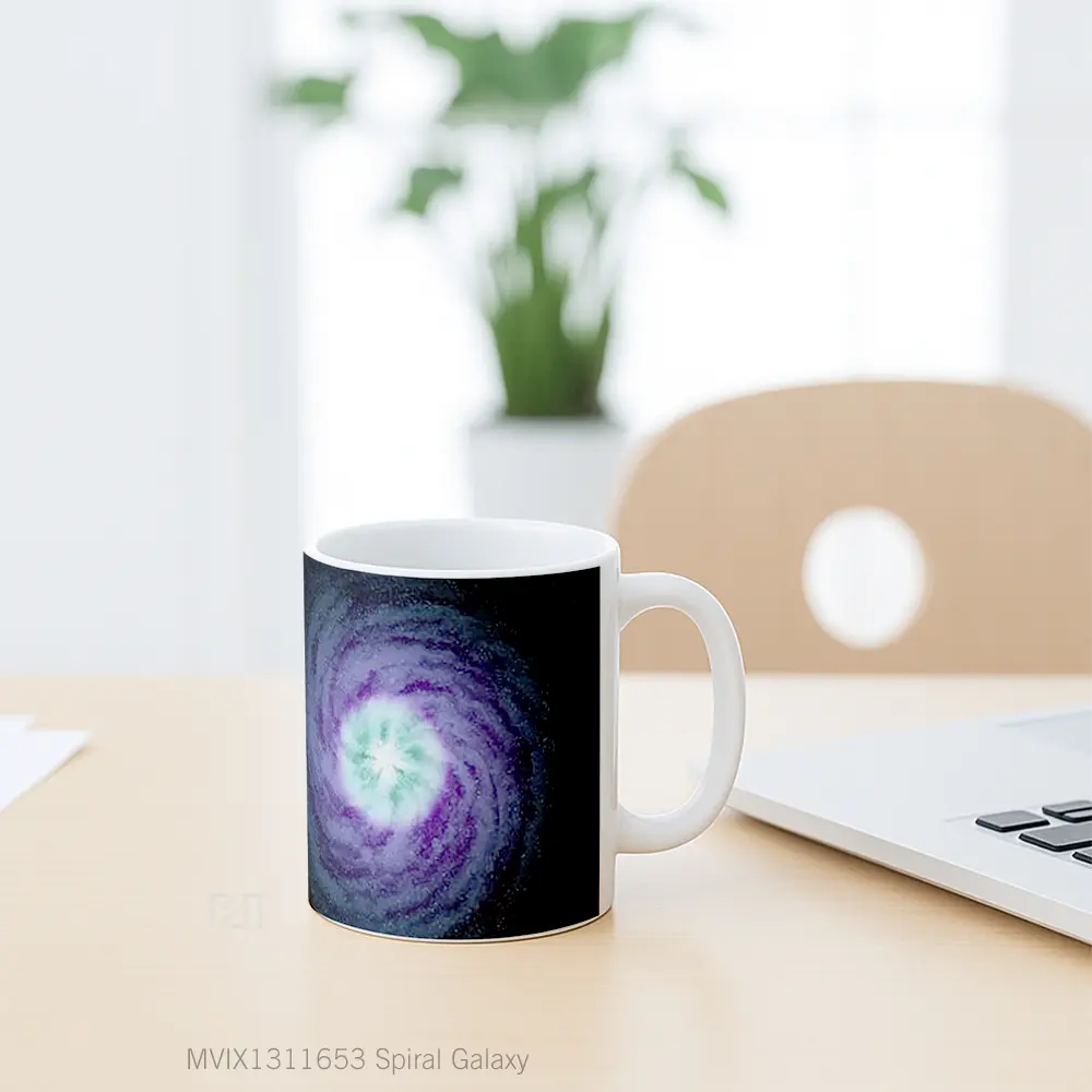 Mug Spiral Galaxy Gelas Astronomi - All-side / Desain