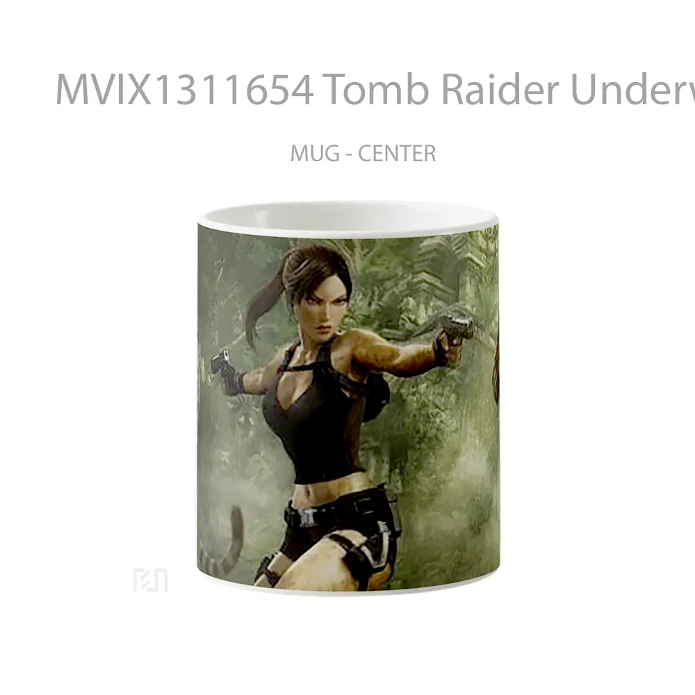 Mug Tomb Raider Underworld 2008 Gelas Keramik Unik
