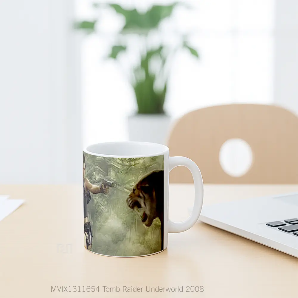 Mug Tomb Raider Underworld 2008 Gelas Keramik Unik - All-side / Desain