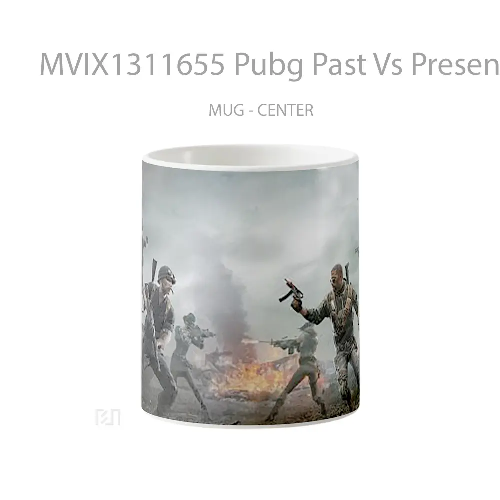 Mug Pubg Past Vs Present Cangkir Gamer