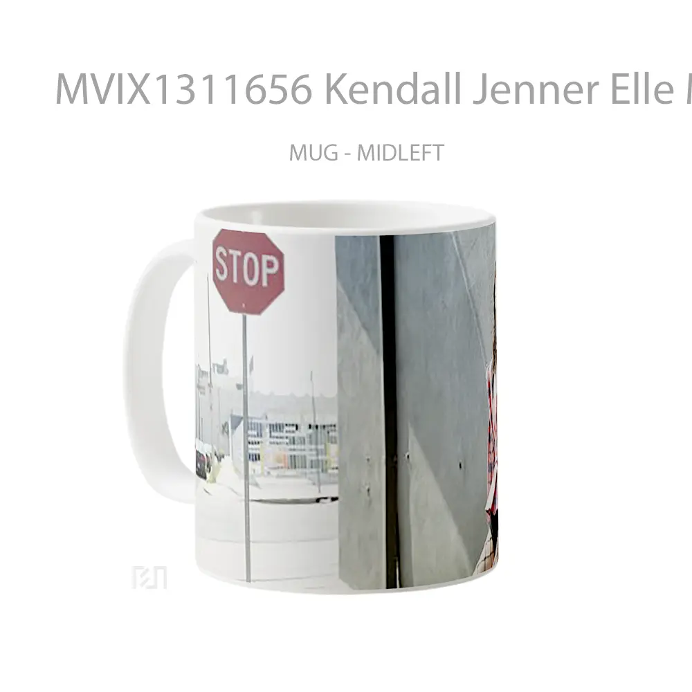 Mug Kendall Jenner Elle Magazine Gelas Selebriti - All-side / Desain