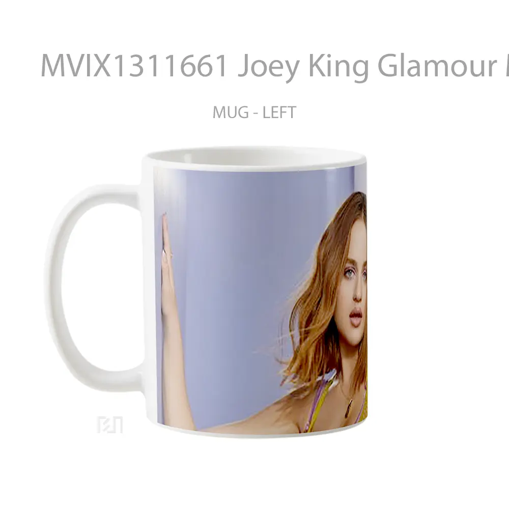 Mug Joey King Glamour Magazine Gelas Keramik Unik - All-side / Desain