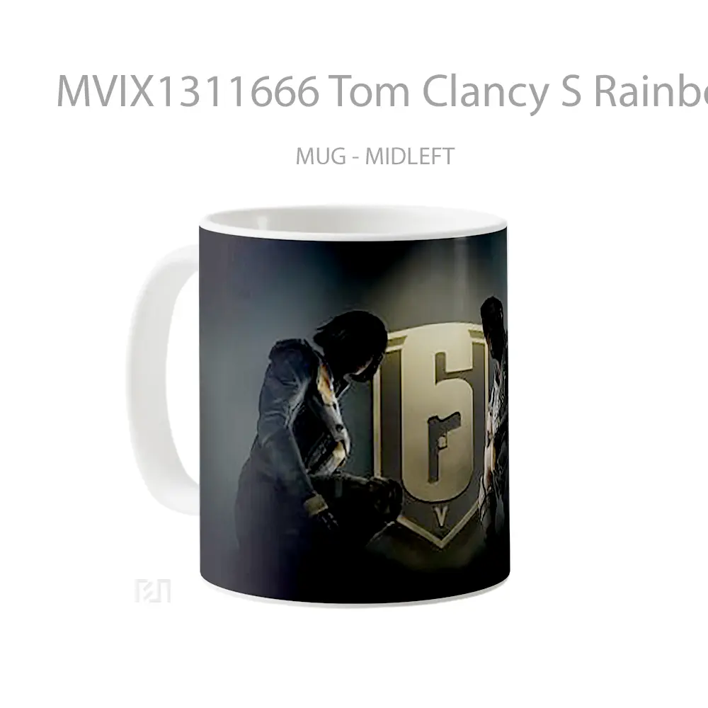 Mug Tom Clancy S Rainbow Six Siege Year 5 Gelas Keramik Unik - All-side / Desain