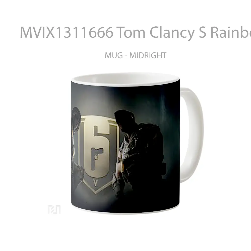 Mug Tom Clancy S Rainbow Six Siege Year 5 Gelas Keramik Unik - All-side / Desain