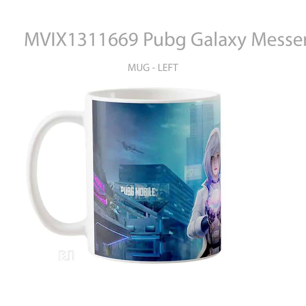 Mug Pubg Galaxy Messenger Cangkir Gamer - All-side / Desain