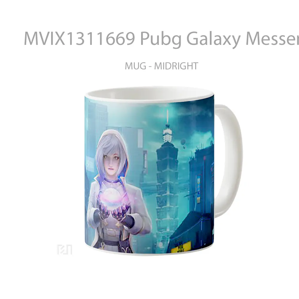 Mug Pubg Galaxy Messenger Cangkir Gamer - All-side / Desain