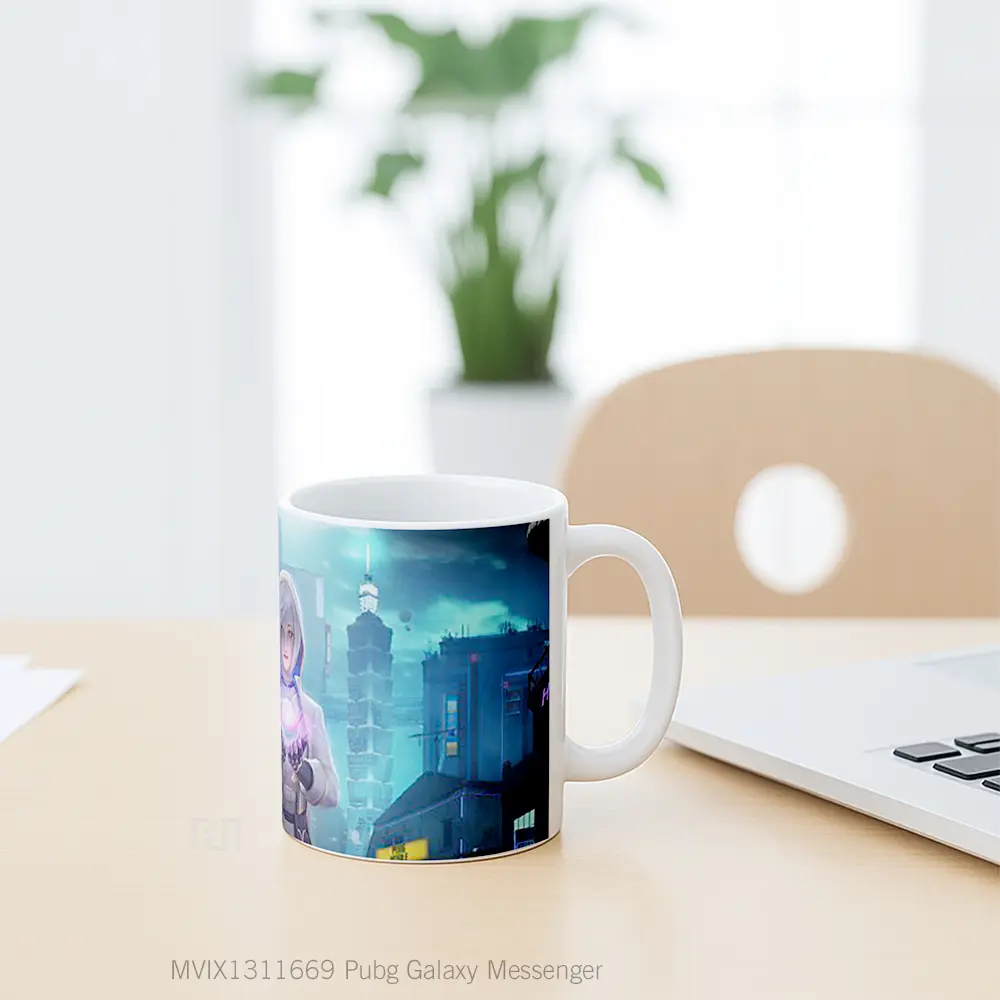 Mug Pubg Galaxy Messenger Cangkir Gamer - All-side / Desain