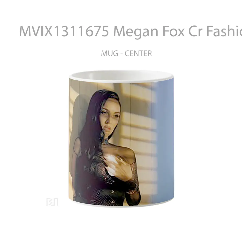 Mug Megan Fox Cr Fashion Book Gelas Selebriti