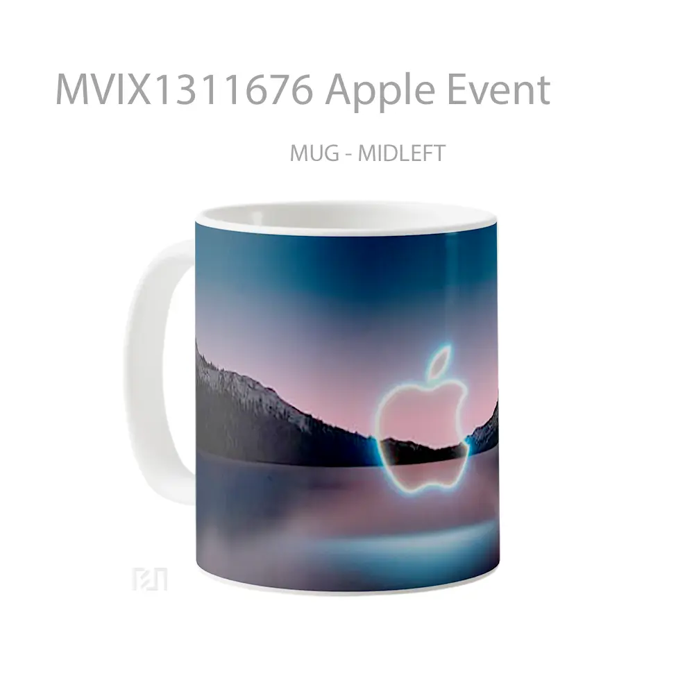 Mug Apple Event Gelas Keramik Unik - All-side / Desain
