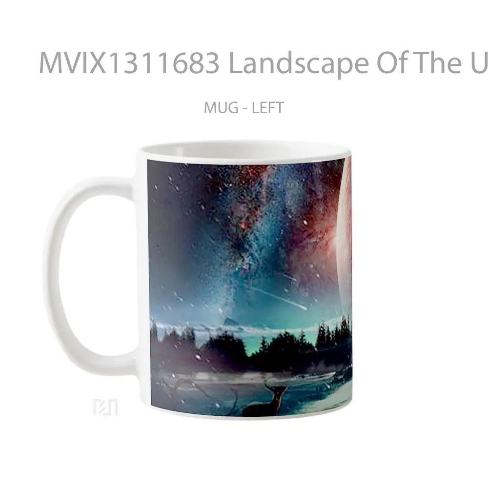 Mug Landscape Of The Universe Gelas Pemandangan Alam - All-side / Desain