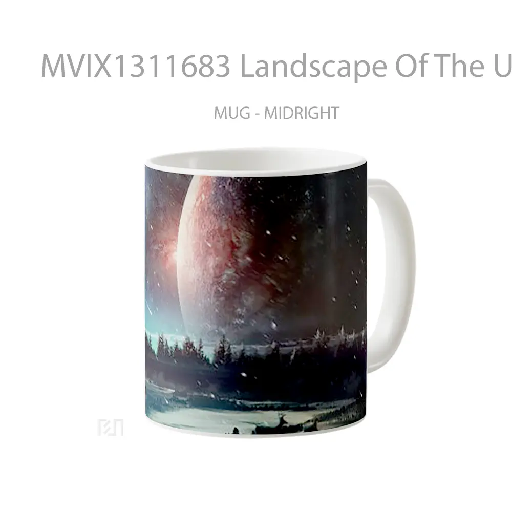 Mug Landscape Of The Universe Gelas Pemandangan Alam - All-side / Desain