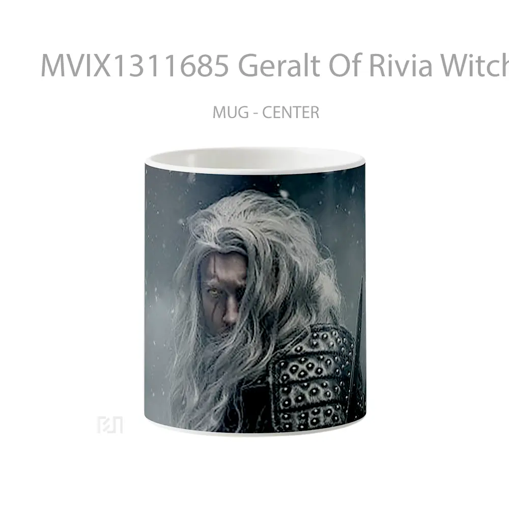 Mug Geralt Of Rivia Witcher Cosplay Gelas Keramik Unik