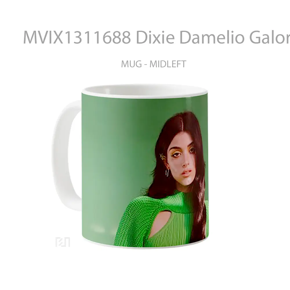 Mug Dixie Damelio Galore Magazine Gelas Keramik Unik - All-side / Desain