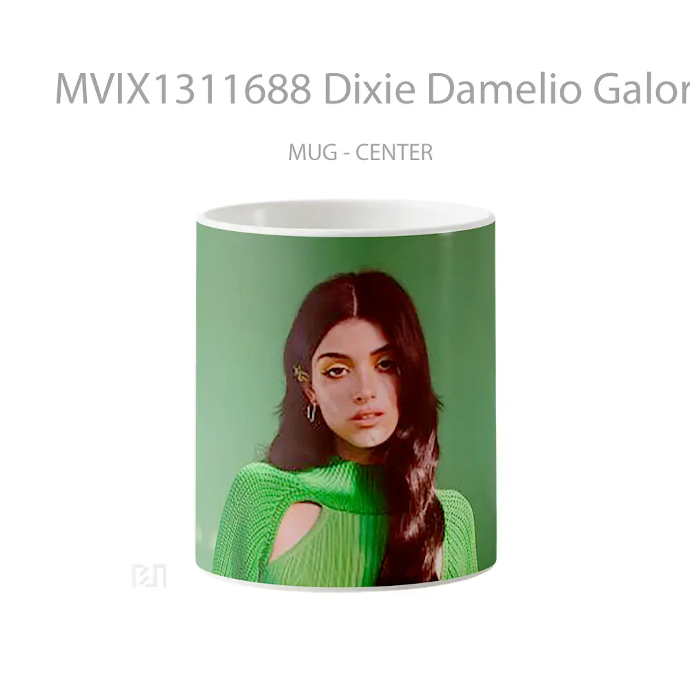 Mug Dixie Damelio Galore Magazine Gelas Keramik Unik