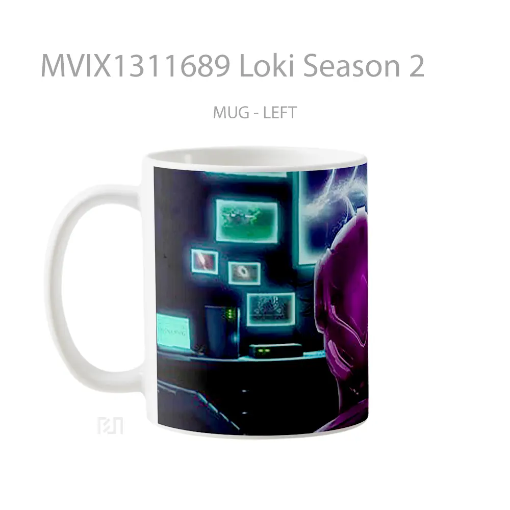 Mug Loki Season 2 Gelas Superhero - All-side / Desain