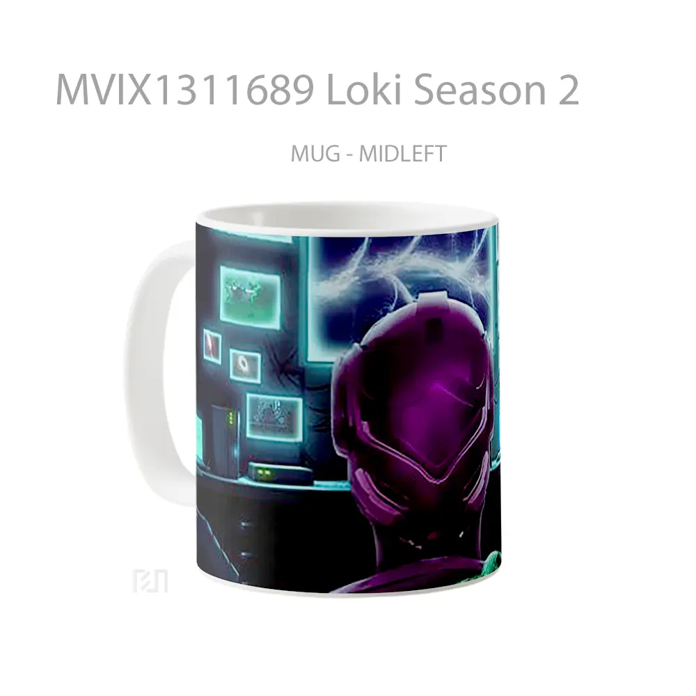 Mug Loki Season 2 Gelas Superhero - All-side / Desain