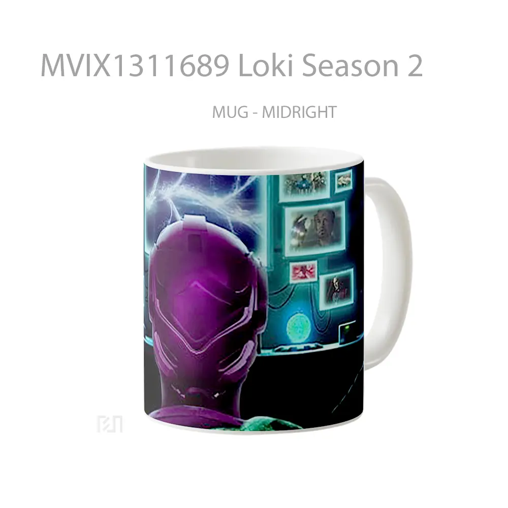 Mug Loki Season 2 Gelas Superhero - All-side / Desain